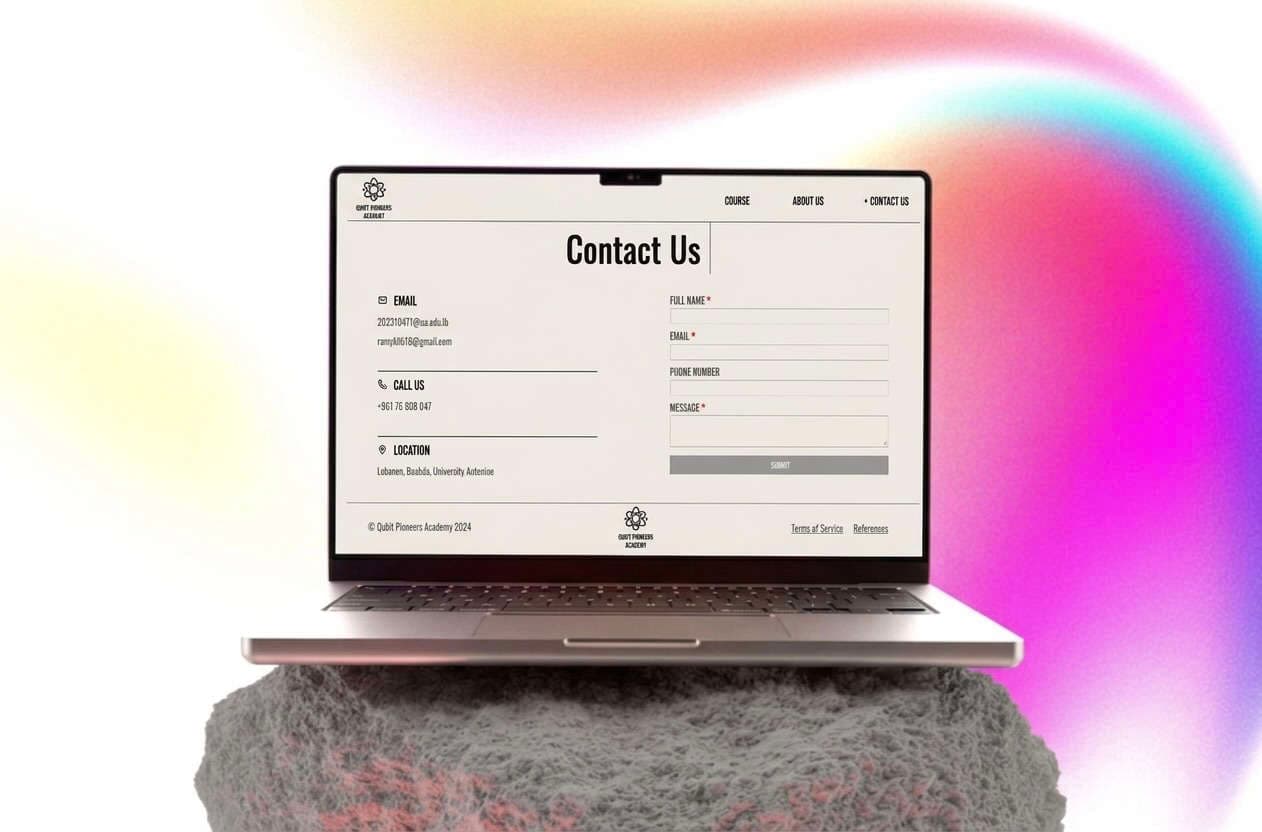 Qubit Pioneers Contact Us Page